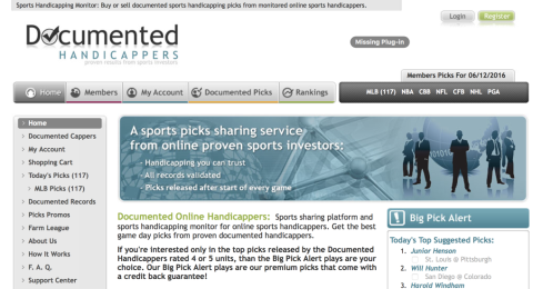 Cappers Watchdog Handicapper Monitor Service